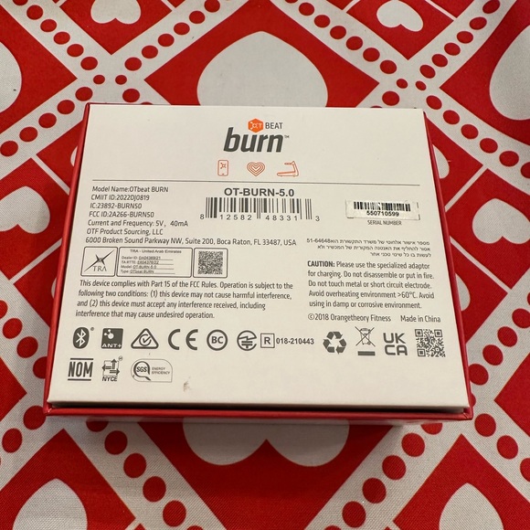 OTF Heart Rate Monitor. Orange Theory Fitness Beat Burn - Picture 3 of 7